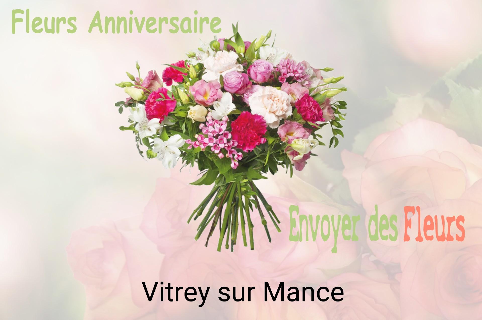 Bouquet de fleurs d’anniversaire livré à Vitrey-sur-Mance