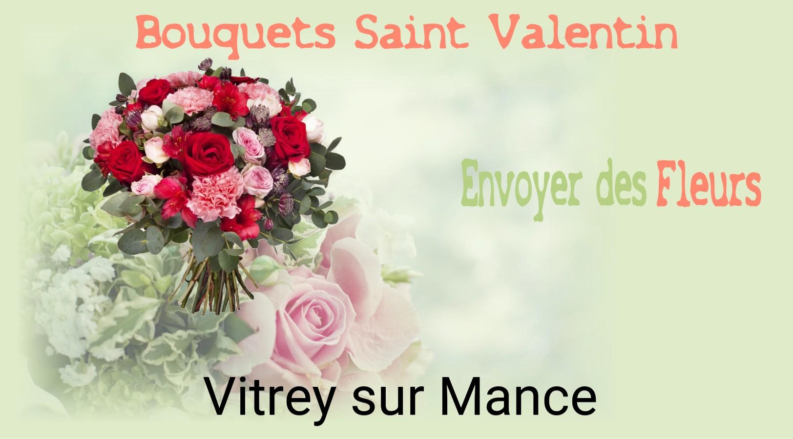 Roses de Saint-Valentin livrées à Vitrey-sur-Mance